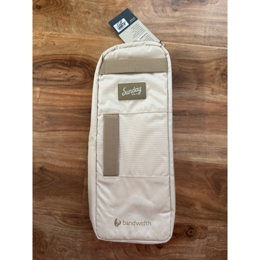 Sunday Golf Big Frosty Cooler Bag- 7 Can Drink Carrier -Toasted Almond- NWT - Picture 5 of 8